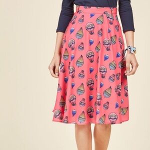 MODCLOTH XXS Just This Sway Hot Air Balloon Skirt